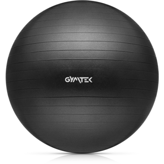 Купить Фитбол  Gymtek 65 cm черный + насос в Киеве - фото №1